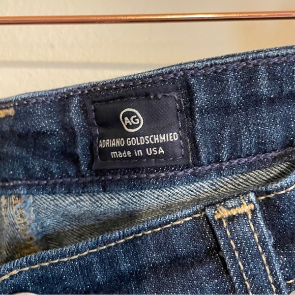 Adriano Goldschmied | Dark Wash Cigarette Leg "The Stilt" Denim Jeans 31 Regular - Picture 4 of 7